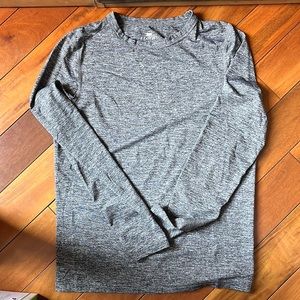 Men’s gray, small, athletic sports shirt